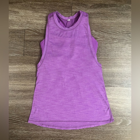 Lululemon Work The Circuit Tank in Heathered Moonlit Magenta / Moonlit Magenta 4 - Picture 6 of 8